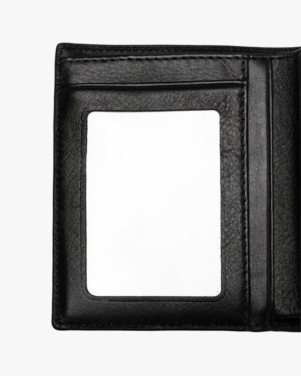 VÍ DA NAPPA KHÓA KÉO DÁNG ĐỨNG BV055 Màu Đen